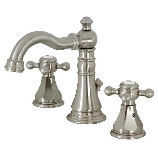 Kingston Brass FSC1978BX Widespread Bathroom Faucet with Pop-Up Drain, Brushed Nickel FSC1978BX - main